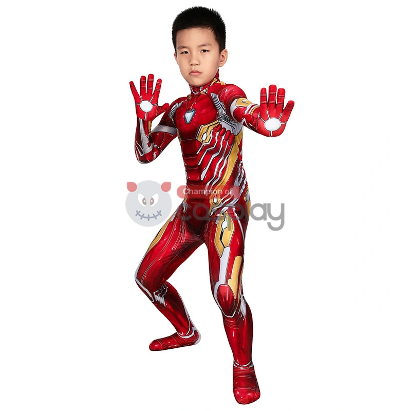 Iron Man Jumpsuit The Avengers Tony Stark Cosplay Costume For Kids 4 Iron Man Jumpsuit The Avengers Tony Stark Cosplay Costume For Kids - Image 4