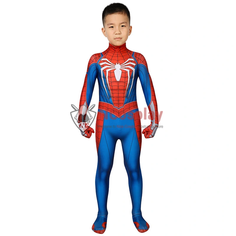 Kids Spiderman Jumpsuit Marvel Spider Man PS4 Cosplay Costume 4 Kids Spiderman Jumpsuit Marvel Spider Man PS4 Cosplay Costume - Image 4