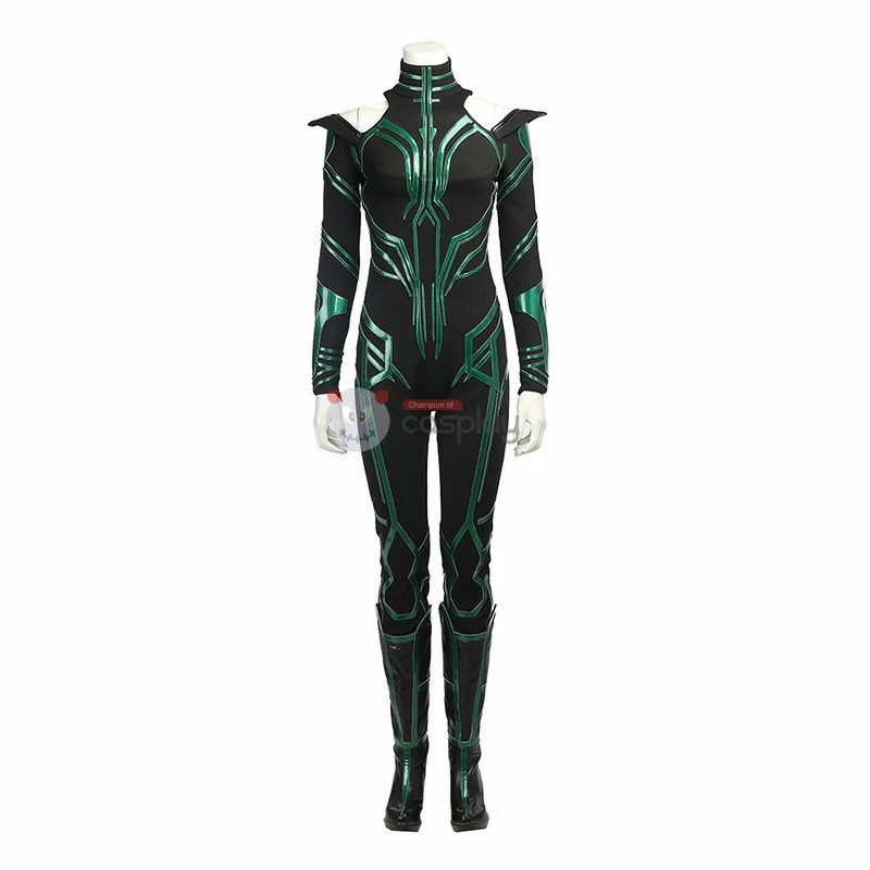 Thor Ragnarok Cosplay Costume Top Level Hela Costume Black Version 4 Thor Ragnarok Cosplay Costume Top Level Hela Costume Black Version - Image 4