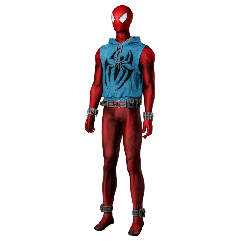 2023 Scarlet Spider Cosplay Costumes Ben Reilly Halloween Suit 4 2023 Scarlet Spider Cosplay Costumes Ben Reilly Halloween Suit - Image 4