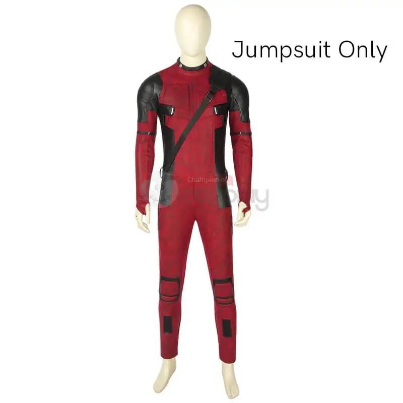 Deadpool 2 Costume Wade Wilson Deadpool Cosplay Costume Full Set 4 Deadpool 2 Costume Wade Wilson Deadpool Cosplay Costume Full Set - Image 4