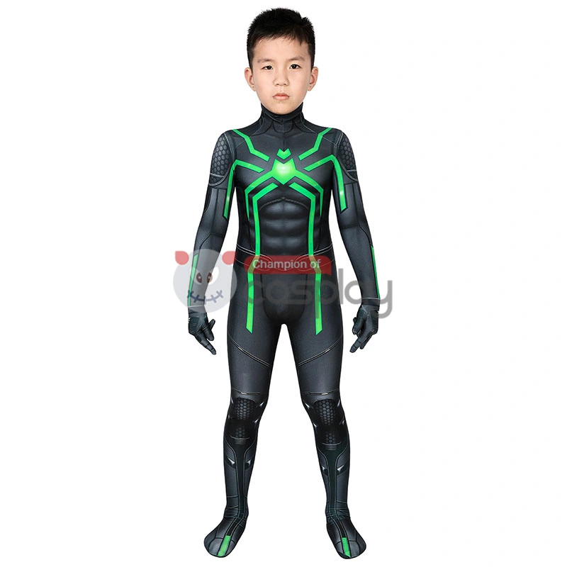 Spider Man Stealth Big Time Cosplay Costume Spiderman Jumpsuit For Kids 4 Spider Man Stealth Big Time Cosplay Costume Spiderman Jumpsuit For Kids - Image 4