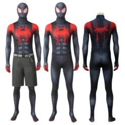 Spider-Man Into The Spider-Verse Cosplay Jumpsuits Miles Morales Suit -Ready To Ship Sales 3 800x800 449
