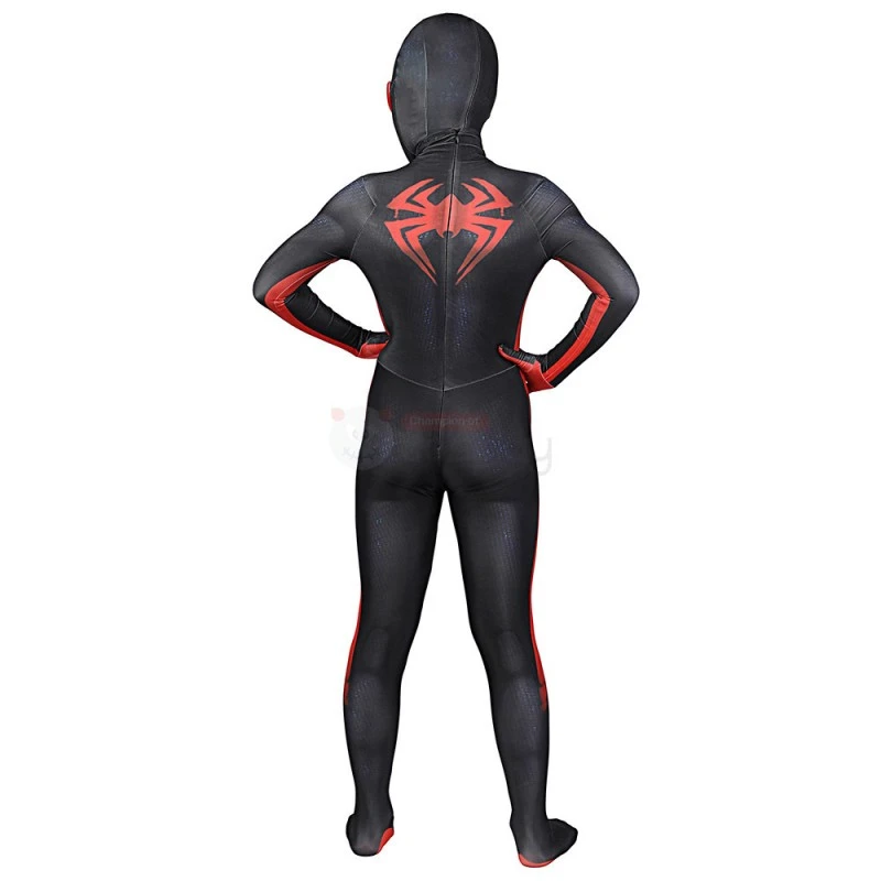Kids Spider-Man: Across The Spider-Verse Cosplay Suit Miles Morales Costume 4 Kids Spider-Man: Across The Spider-Verse Cosplay Suit Miles Morales Costume - Image 4