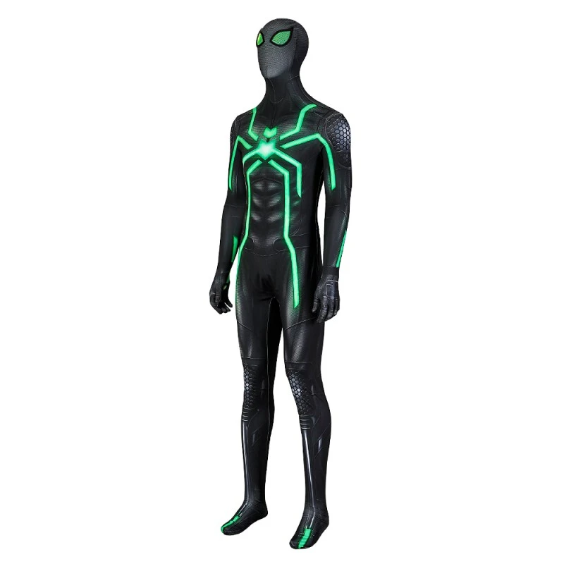 Marvel Spiderman The Stealth Big Time Jumpsuit Halloween Cosplay Costumes 4 Marvel Spiderman The Stealth Big Time Jumpsuit Halloween Cosplay Costumes - Image 4