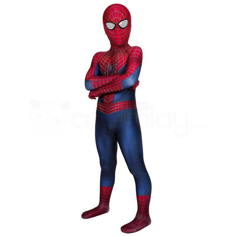 The Amazing Spider-Man Zentai 3D Jumpsuit Kids Peter Parker Cosplay Costume 3 The Amazing Spider-Man Zentai 3D Jumpsuit Kids Peter Parker Cosplay Costume - Image 3