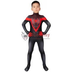 Kids Ultimate Spider Man Cosplay Costume Spiderman PS5 Miles Morales Jumpsuit -Ready To Ship Sales 3 800x800 489