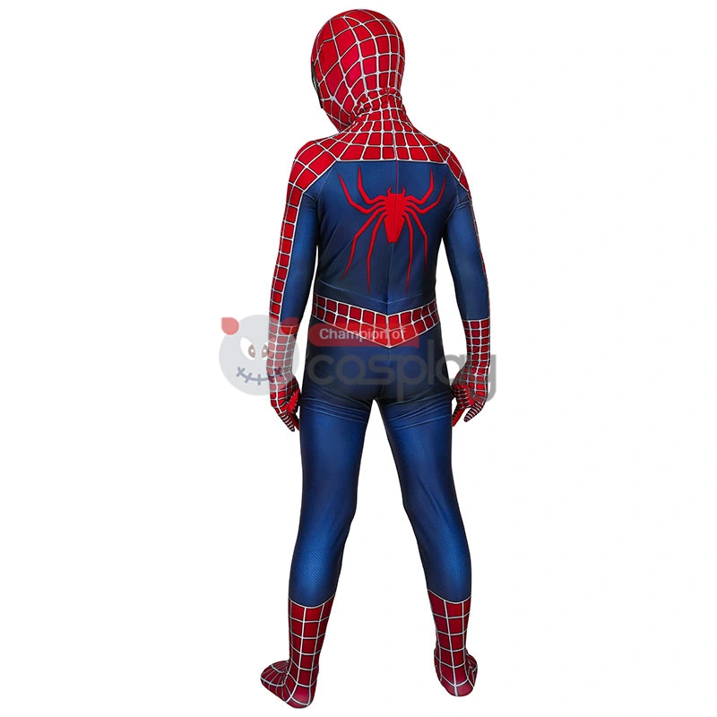Spider Man Jumpsuit Tobey Maguire Cosplay Costume For Kids 4 Spider Man Jumpsuit Tobey Maguire Cosplay Costume For Kids - Image 4