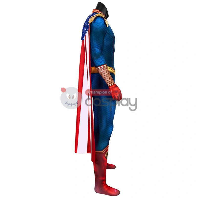 The Boys Cosplay Suit The Homelander Jumpsuit Costume For Adult 4 The Boys Cosplay Suit The Homelander Jumpsuit Costume For Adult - Image 4