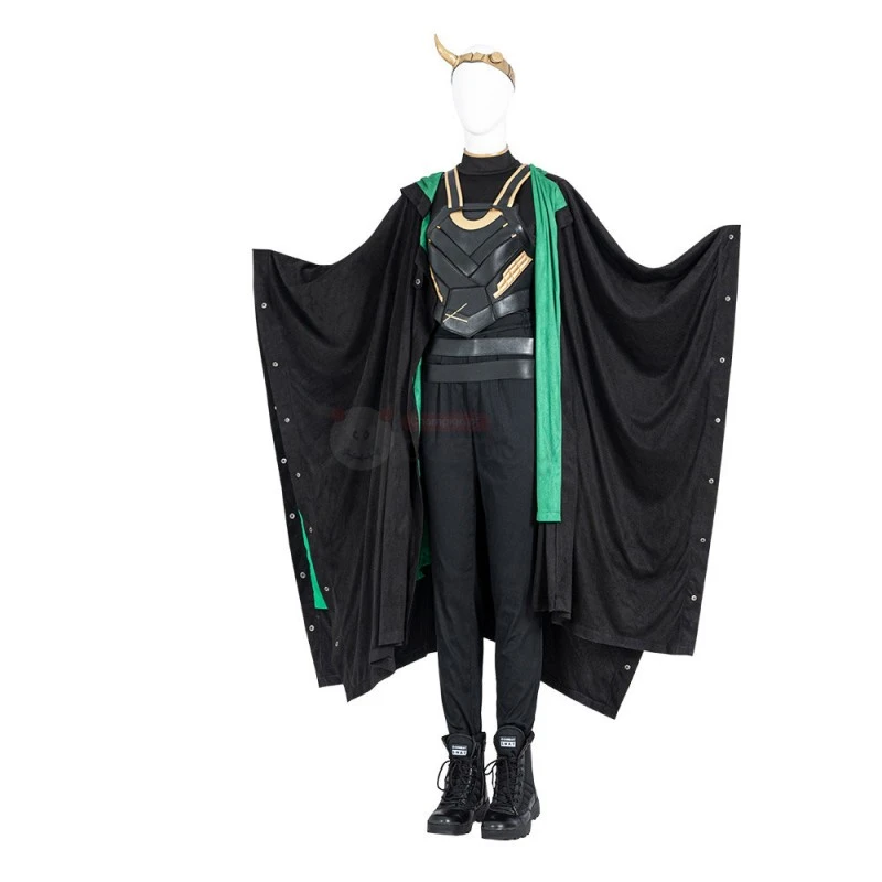Female Loki Costume Lady Loki Sylvie Lushton Cosplay Suit 4 Female Loki Costume Lady Loki Sylvie Lushton Cosplay Suit - Image 4