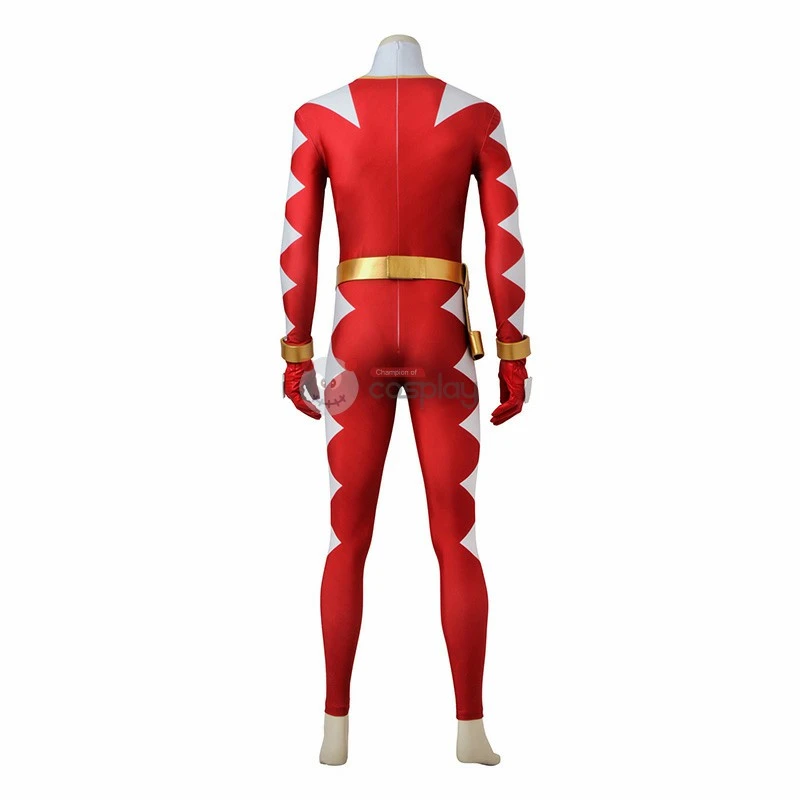Power Rangers Dino Thunder Red Dino Ranger Conner McKnight Cosplay Costumes 4 Power Rangers Dino Thunder Red Dino Ranger Conner McKnight Cosplay Costumes - Image 4