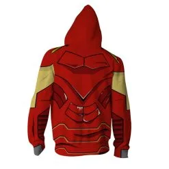 Iron Man Hoodie Unisex Avenger Cosplay Zip Up Sweatshirts -Ready To Ship Sales 3 800x800 589