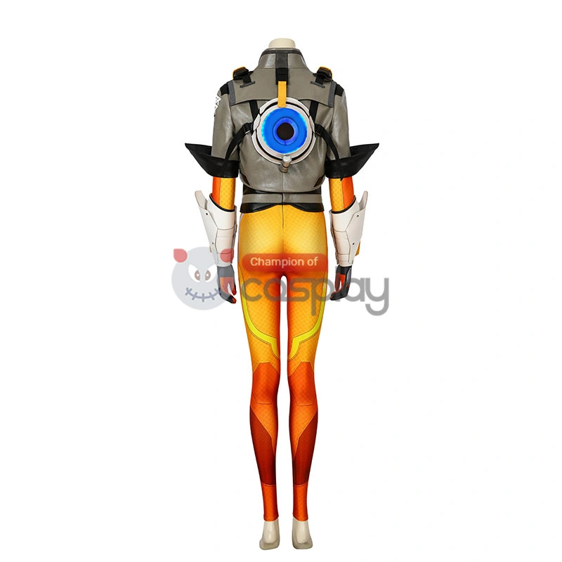 Tracer Costumes Overwatch 2 Lena Oxton Cosplay Costume 4 Tracer Costumes Overwatch 2 Lena Oxton Cosplay Costume - Image 4