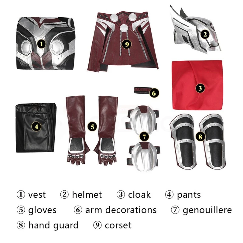 Thor Love And Thunder Jane Foster Cosplay Costume 2022 Thor 4 New Cosplay Suit 7 Thor Love And Thunder Jane Foster Cosplay Costume 2022 Thor 4 New Cosplay Suit - Image 7