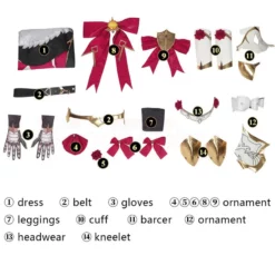 Noelle Cosplay Costumes Genshin Impact Halloween Suit 24 Noelle Cosplay Costumes Genshin Impact Halloween Suit -Ready To Ship Sales 4 1 800x800 3