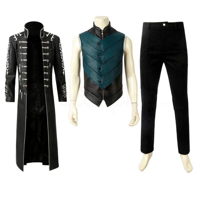 DMC Devil May Cry 5 Vergil Cosplay Costume 4 DMC Devil May Cry 5 Vergil Cosplay Costume - Image 4