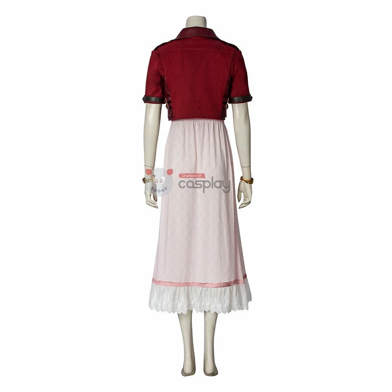 Aerith Gainsborough Costume Final Fantasy 7 Cosplay Costume 4 Aerith Gainsborough Costume Final Fantasy 7 Cosplay Costume - Image 4