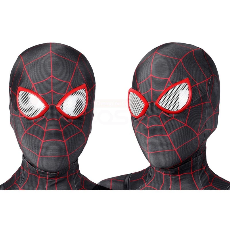 Spider-Man Miles Morales PS5 Cosplay Costume Spiderman Suit For Kids 4 Spider-Man Miles Morales PS5 Cosplay Costume Spiderman Suit For Kids - Image 4