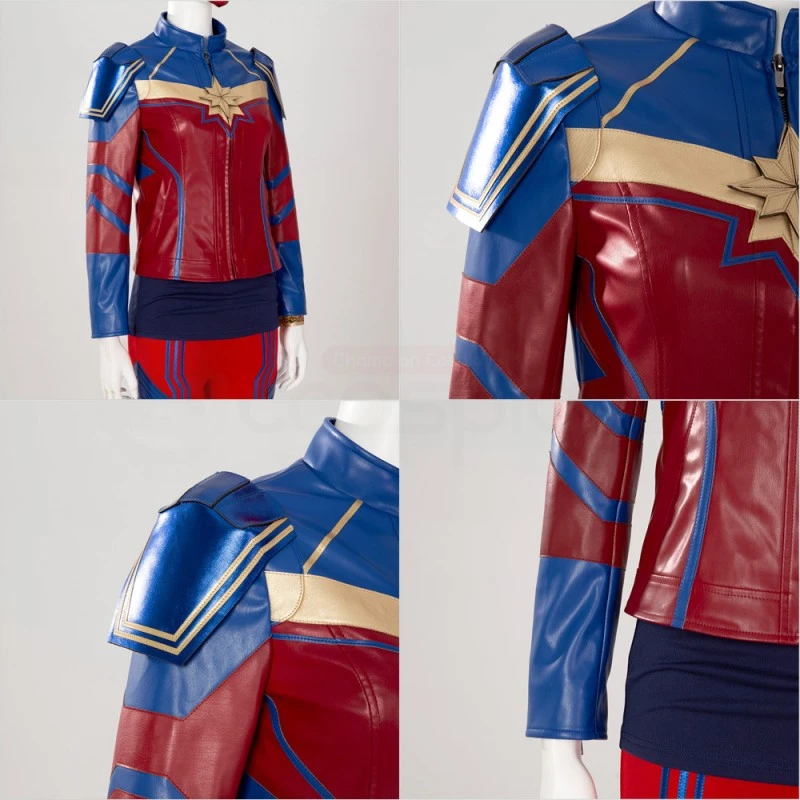 Ms. Marvel Kamala Khan Cosplay Costume Halloween Suit 5 Ms. Marvel Kamala Khan Cosplay Costume Halloween Suit - Image 5