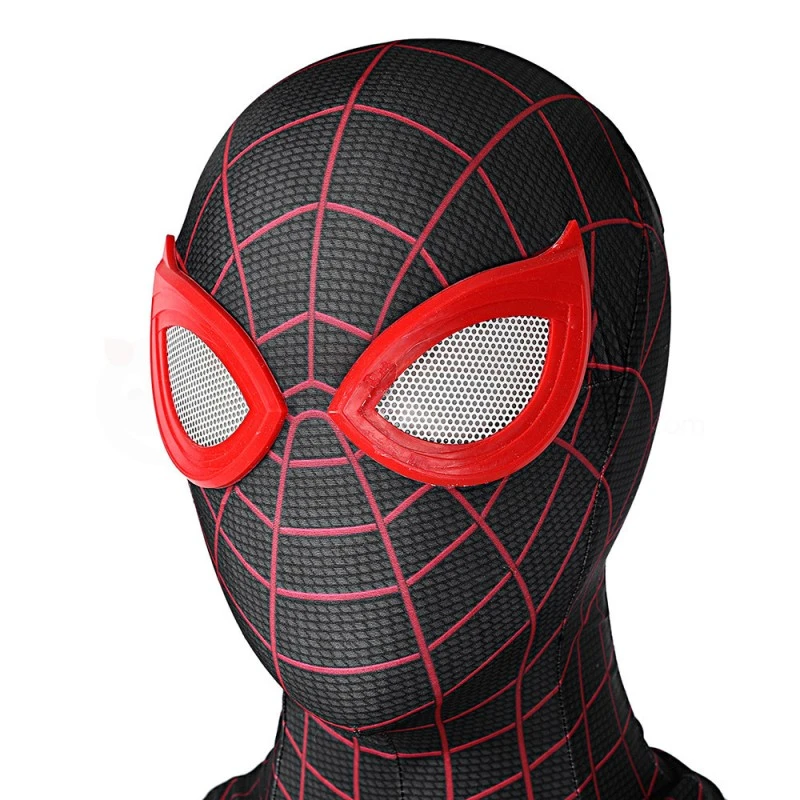 Spiderman Miles Morales Jumpsuit Spider-Man 2 PS5 Cosplay Costume 4 Spiderman Miles Morales Jumpsuit Spider-Man 2 PS5 Cosplay Costume - Image 4