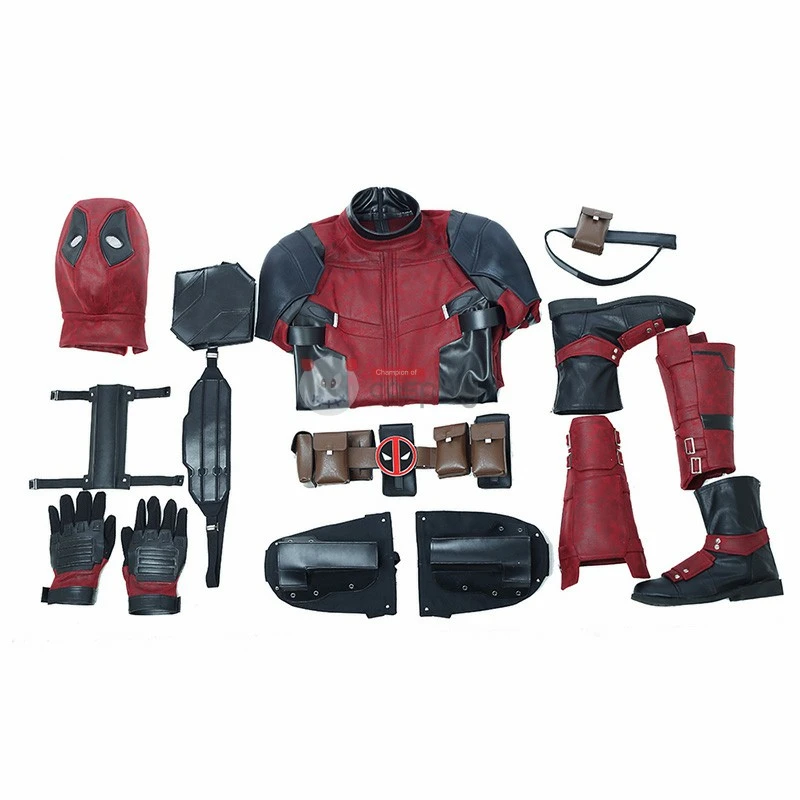 Deadpool 2 Costume Wade Wilson Deadpool Cosplay Costume Luxury Suit 9 Deadpool 2 Costume Wade Wilson Deadpool Cosplay Costume Luxury Suit - Image 9