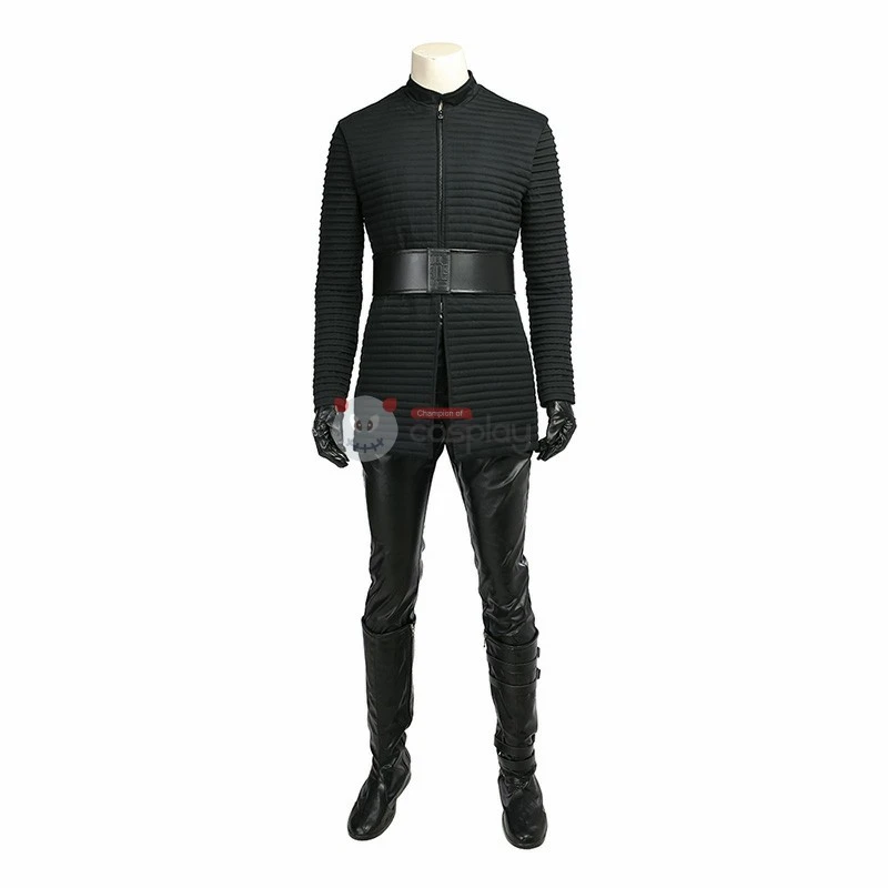 Star Wars 8 The Last Jedi Kylo Ren Costume Cosplay Deluxe Version Suit 5 Star Wars 8 The Last Jedi Kylo Ren Costume Cosplay Deluxe Version Suit - Image 5