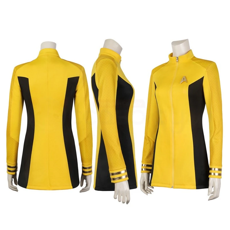 Star Trek Strange New Worlds Nyota Uhura Cosplay Costume Uniform Shirt 5 Star Trek Strange New Worlds Nyota Uhura Cosplay Costume Uniform Shirt - Image 5