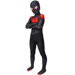 Kids Miles Morales Costume Spider-Man Into The Spider-Verse Cosplay Suit 17 Kids Miles Morales Costume Spider-Man Into The Spider-Verse Cosplay Suit -Ready To Ship Sales 4 800x800 265