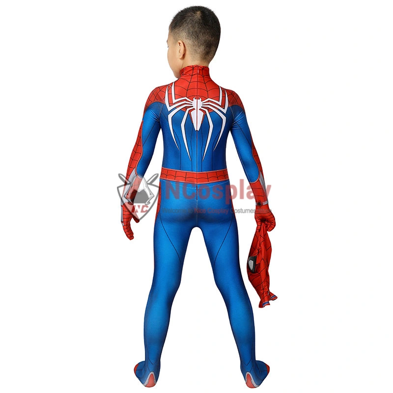 Kids Spiderman Jumpsuit Marvel Spider Man PS4 Cosplay Costume 5 Kids Spiderman Jumpsuit Marvel Spider Man PS4 Cosplay Costume - Image 5