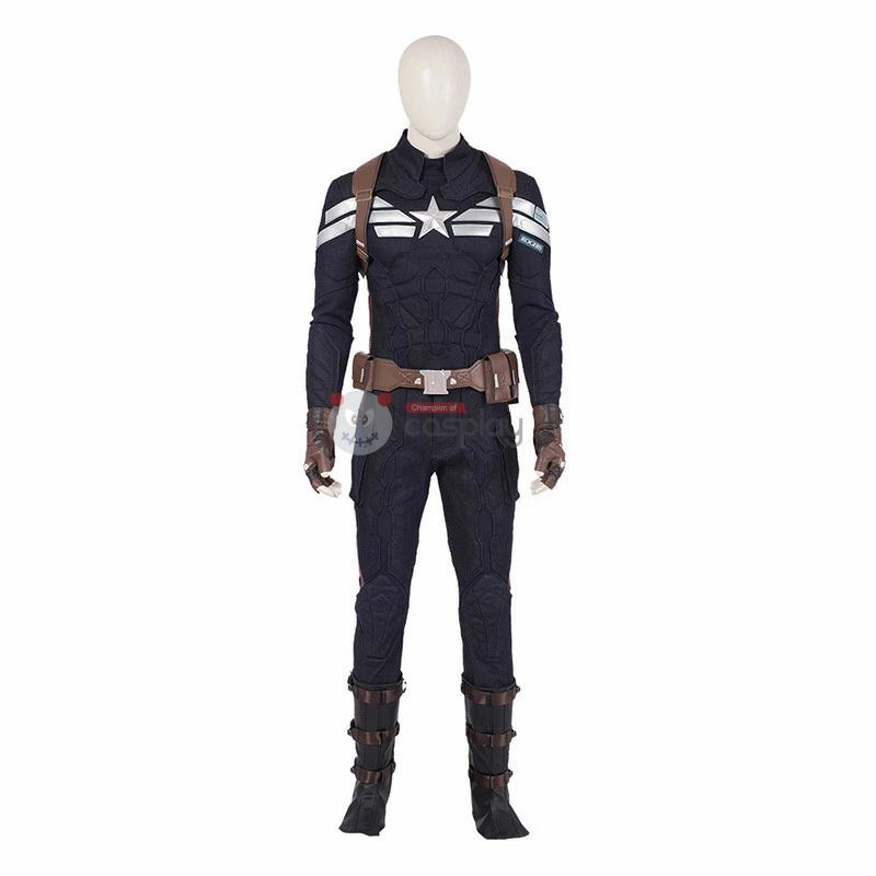 Steve Rogers Costume Avengers Endgame Captain America Cosplay Costumes 5 Steve Rogers Costume Avengers Endgame Captain America Cosplay Costumes - Image 5