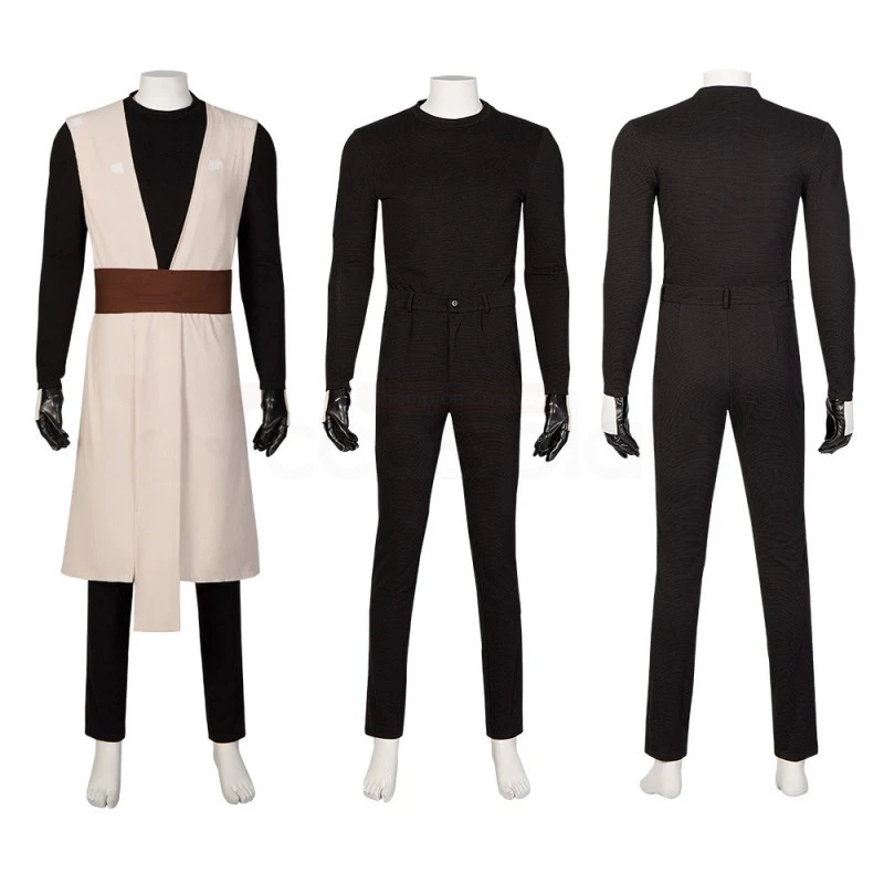 Obi-Wan Kenobi Costume Star Wars Cosplay Suit Armor Version 4 Obi-Wan Kenobi Costume Star Wars Cosplay Suit Armor Version - Image 4