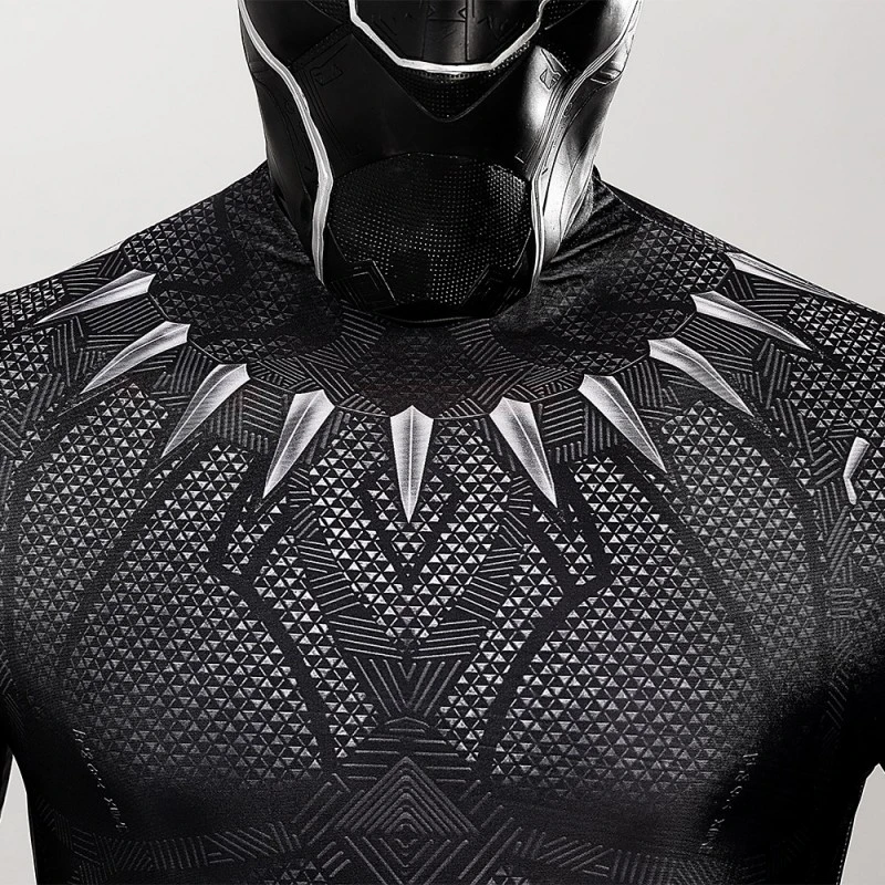 Black Panther Jumpsuit Black Cosplay Costume 4 Black Panther Jumpsuit Black Cosplay Costume - Image 4