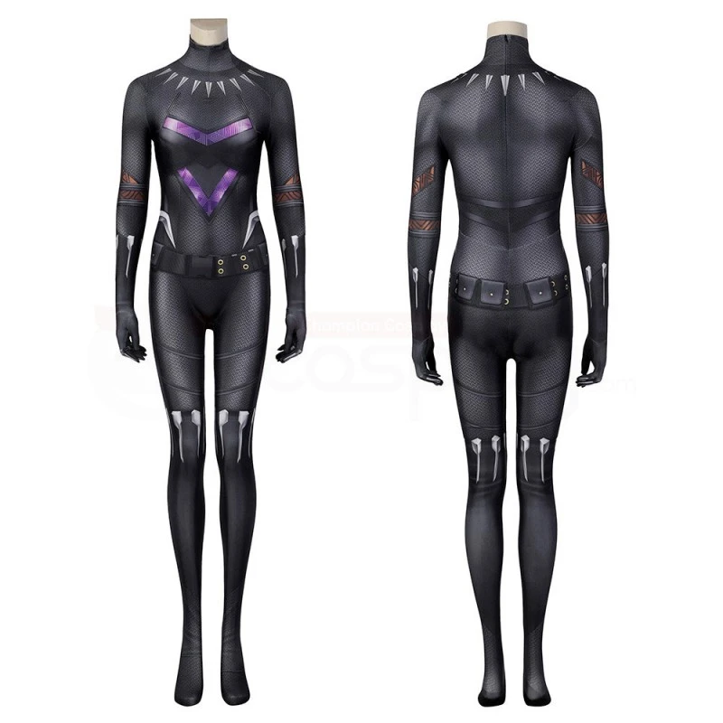 Black Panther Wakanda Forever Shuri Jumpsuit Cosplay Costume 4 Black Panther Wakanda Forever Shuri Jumpsuit Cosplay Costume - Image 4