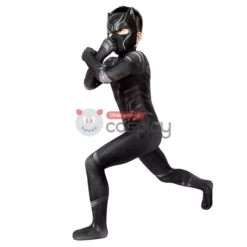 Kids Captain America Civil War T'Challa Cosplay Costume Black Panther Jumpsuit 18 Kids Captain America Civil War T'Challa Cosplay Costume Black Panther Jumpsuit -Ready To Ship Sales 4 800x800 385