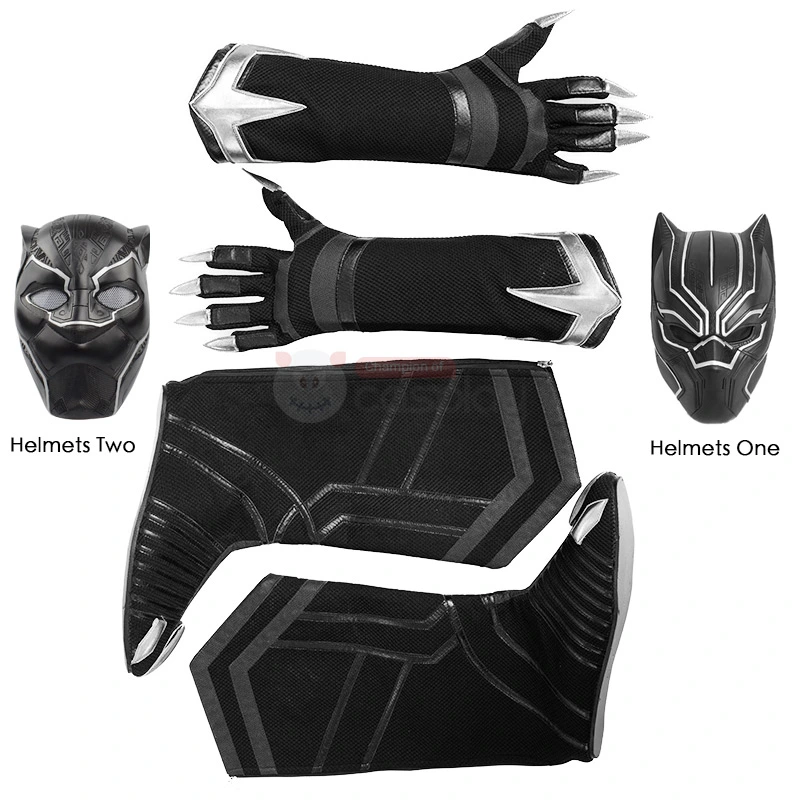 The Avengers Captain America Civil War Black Panther Cosplay Costume Deluxe Outfit 5 The Avengers Captain America Civil War Black Panther Cosplay Costume Deluxe Outfit - Image 5
