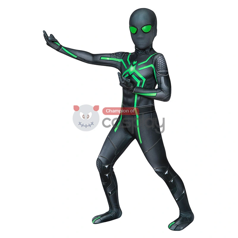 Spider Man Stealth Big Time Cosplay Costume Spiderman Jumpsuit For Kids 5 Spider Man Stealth Big Time Cosplay Costume Spiderman Jumpsuit For Kids - Image 5