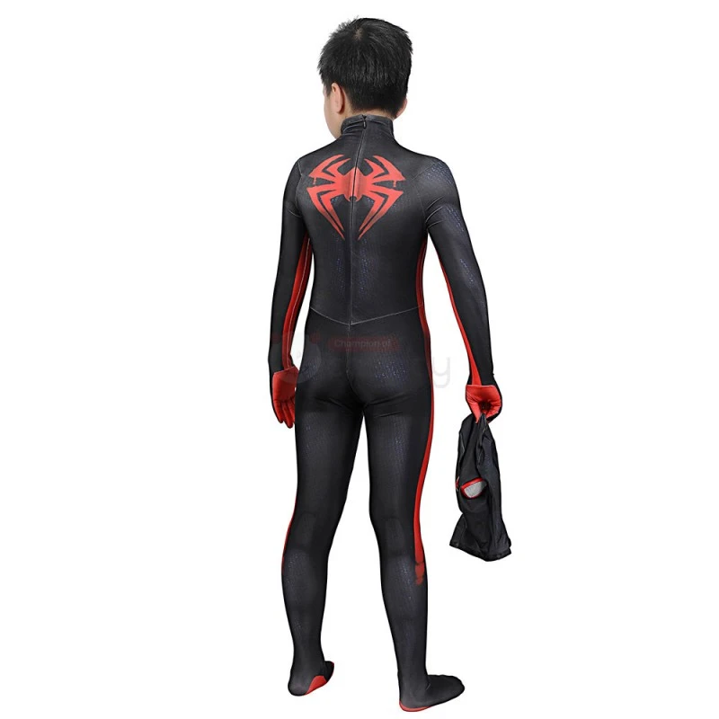 Kids Spider-Man: Across The Spider-Verse Cosplay Suit Miles Morales Costume 5 Kids Spider-Man: Across The Spider-Verse Cosplay Suit Miles Morales Costume - Image 5