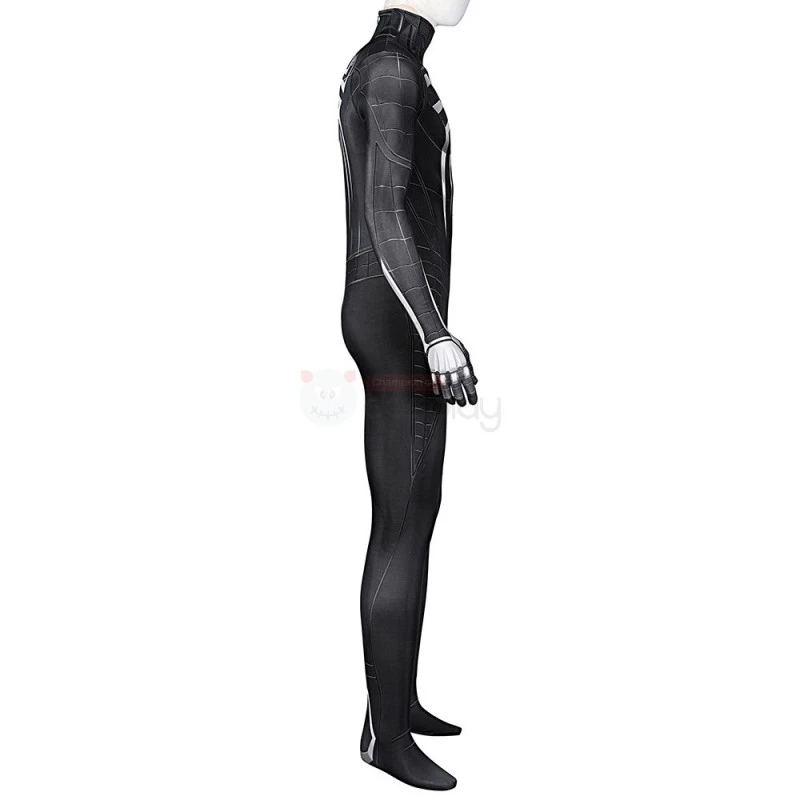 Spiderman Miles Morales Suit Spider Man Venom Black Cosplay Costume 5 Spiderman Miles Morales Suit Spider Man Venom Black Cosplay Costume - Image 5