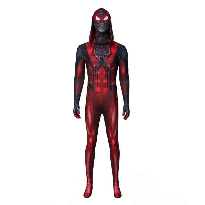 2023 Spider-Man Miles Morales Jumpsuit Cosplay Costumes 2 2023 Spider-Man Miles Morales Jumpsuit Cosplay Costumes - Image 2