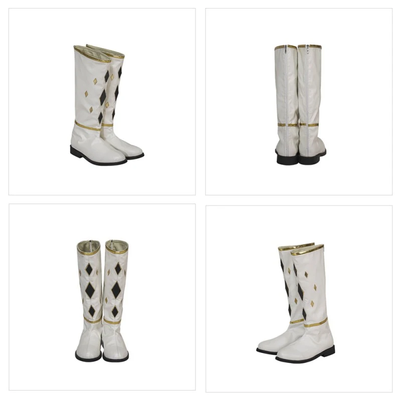 Mighty Morphin Power Rangers Tommy Oliver White Cosplay Costumes MMPR Cosplay Suit 10 Mighty Morphin Power Rangers Tommy Oliver White Cosplay Costumes MMPR Cosplay Suit - Image 10