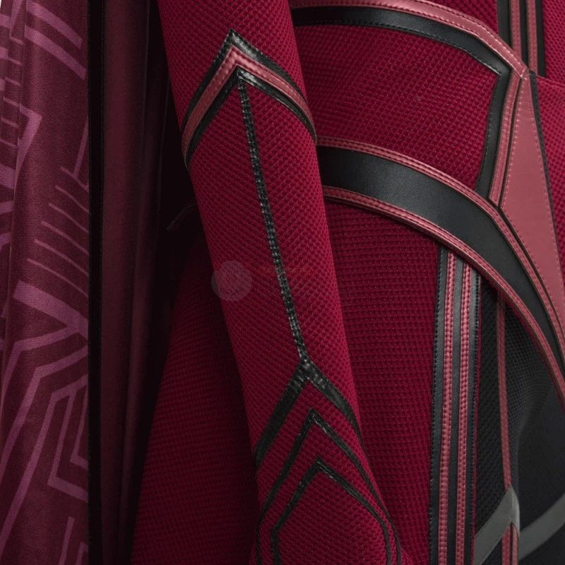 WandaVision Scarlet Witch Costume 2021 New Wanda Cosplay Suit Knit Edition 5 WandaVision Scarlet Witch Costume 2021 New Wanda Cosplay Suit Knit Edition - Image 5