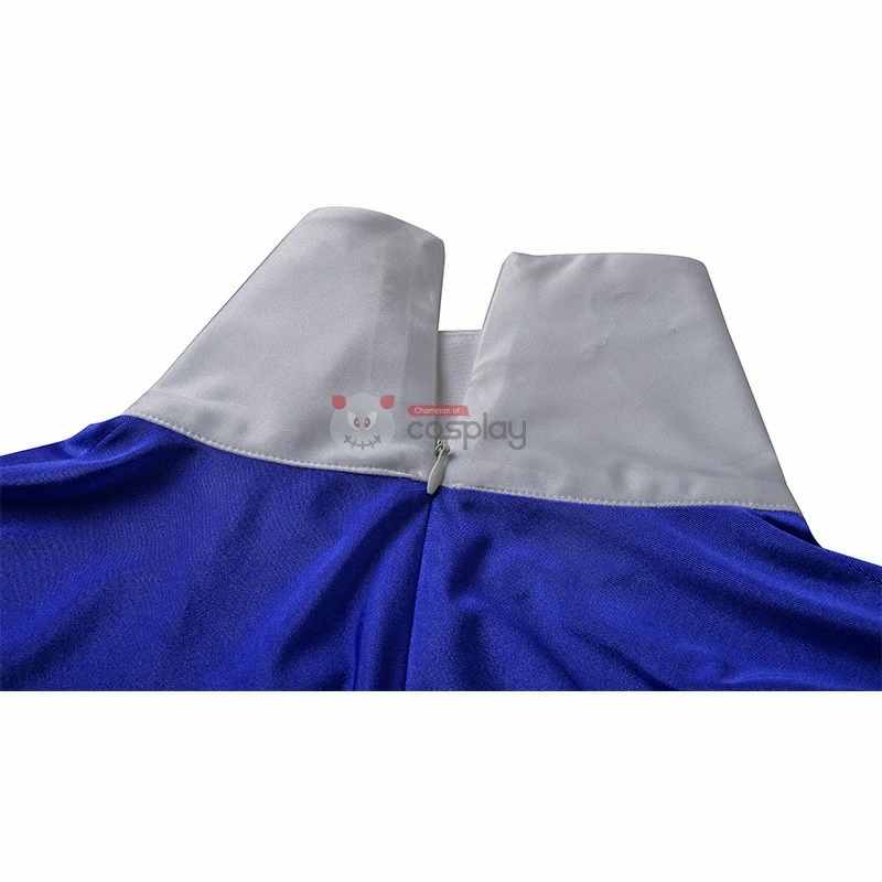 Dan Tricera Ranger Costume Blue Mighty Morphin' Power Rangers Cosplay Costumes 5 Dan Tricera Ranger Costume Blue Mighty Morphin' Power Rangers Cosplay Costumes - Image 5