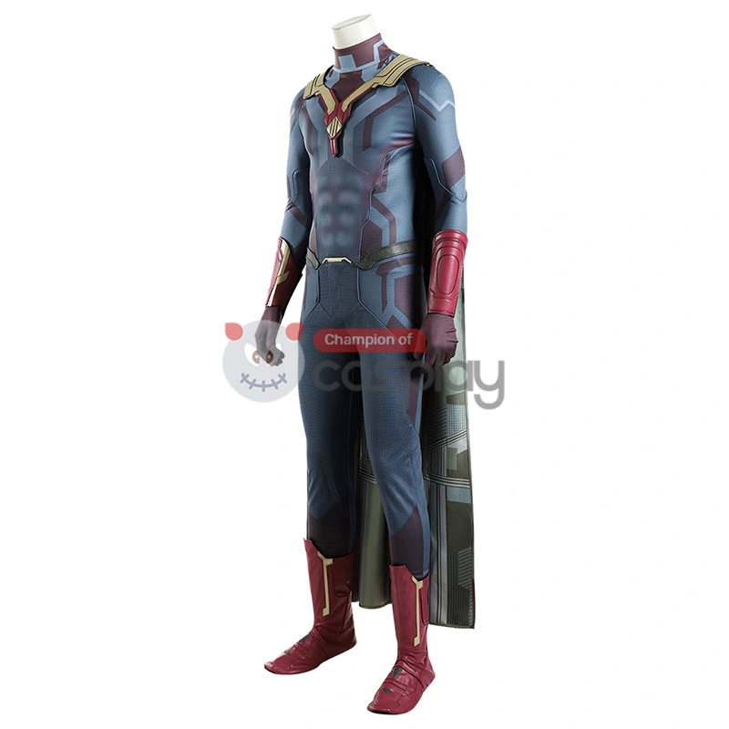 Vision Jumpsuit Wanda Vision Cosplay Costume 5 Vision Jumpsuit Wanda Vision Cosplay Costume - Image 5