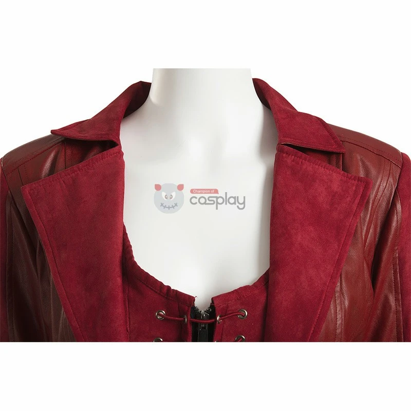 Marvel Captain America Civil War Scarlet Witch Wanda Maximoff Cosplay Costume 5 Marvel Captain America Civil War Scarlet Witch Wanda Maximoff Cosplay Costume - Image 5