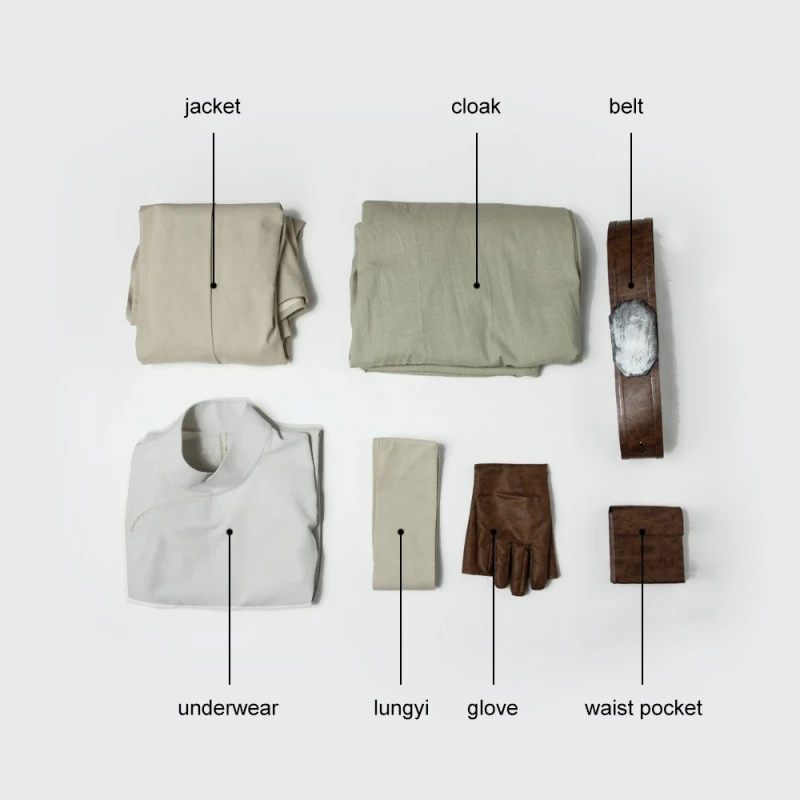 Star Wars 8 The Last Jedi Costumes Luke Skywalker Cosplay Costume 13 Star Wars 8 The Last Jedi Costumes Luke Skywalker Cosplay Costume - Image 13
