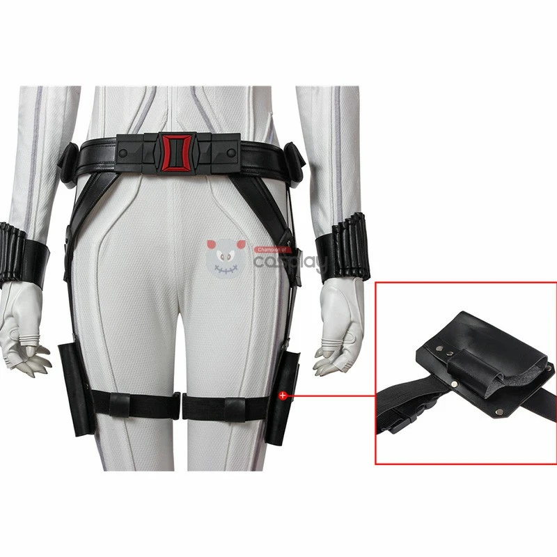 Ready To Ship Black Widow Costumes Natasha Romanoff Cosplay Costume White 9 Ready To Ship Black Widow Costumes Natasha Romanoff Cosplay Costume White - Image 9