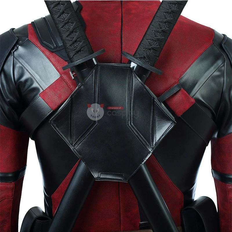 Deadpool 2 Costume Wade Wilson Deadpool Cosplay Costume Luxury Suit 3 Deadpool 2 Costume Wade Wilson Deadpool Cosplay Costume Luxury Suit - Image 3