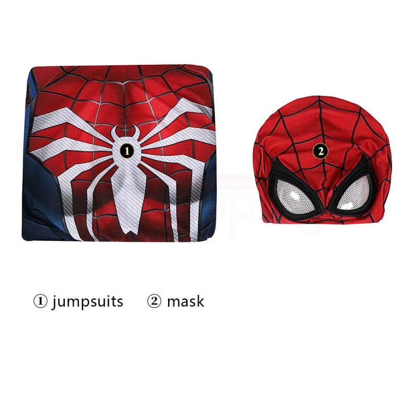 Spiderman PS5 Peter Parker Jumpsuit Spider-Man 2 Cosplay Costume 6 Spiderman PS5 Peter Parker Jumpsuit Spider-Man 2 Cosplay Costume - Image 6