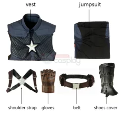 Captain America Costume Improved Version Steve Rogers Cosplay Costumes 20 Captain America Costume Improved Version Steve Rogers Cosplay Costumes -Ready To Ship Sales 5 800x800 258