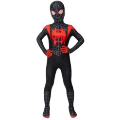 Kids Miles Morales Costume Spider-Man Into The Spider-Verse Cosplay Suit 18 Kids Miles Morales Costume Spider-Man Into The Spider-Verse Cosplay Suit -Ready To Ship Sales 5 800x800 272